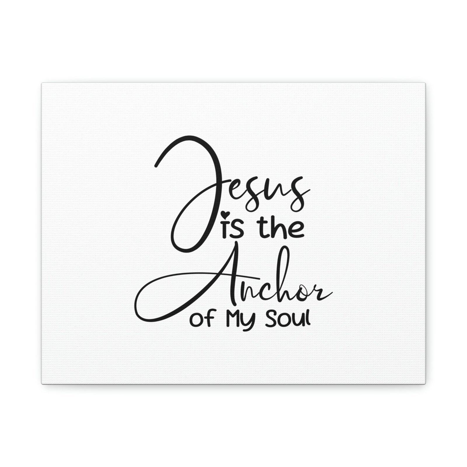 Scripture Walls Anchor Of My Soul Hebrews 6:19 White Christian Wall Art Bible Verse Print Ready to Hang Unframed-Express Your Love Gifts