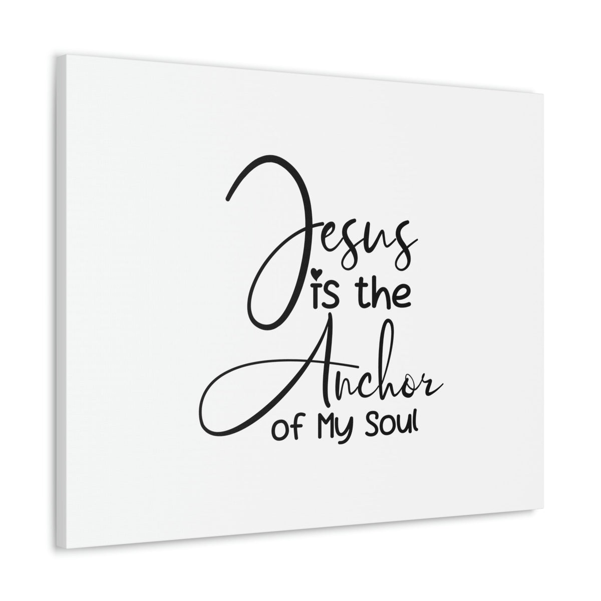 Scripture Walls Anchor Of My Soul Hebrews 6:19 White Christian Wall Art Bible Verse Print Ready to Hang Unframed-Express Your Love Gifts