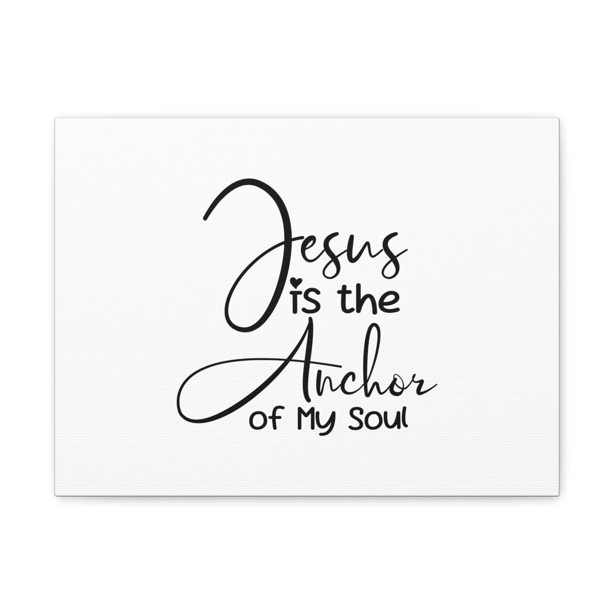 Scripture Walls Anchor Of My Soul Hebrews 6:19 White Christian Wall Art Bible Verse Print Ready to Hang Unframed-Express Your Love Gifts