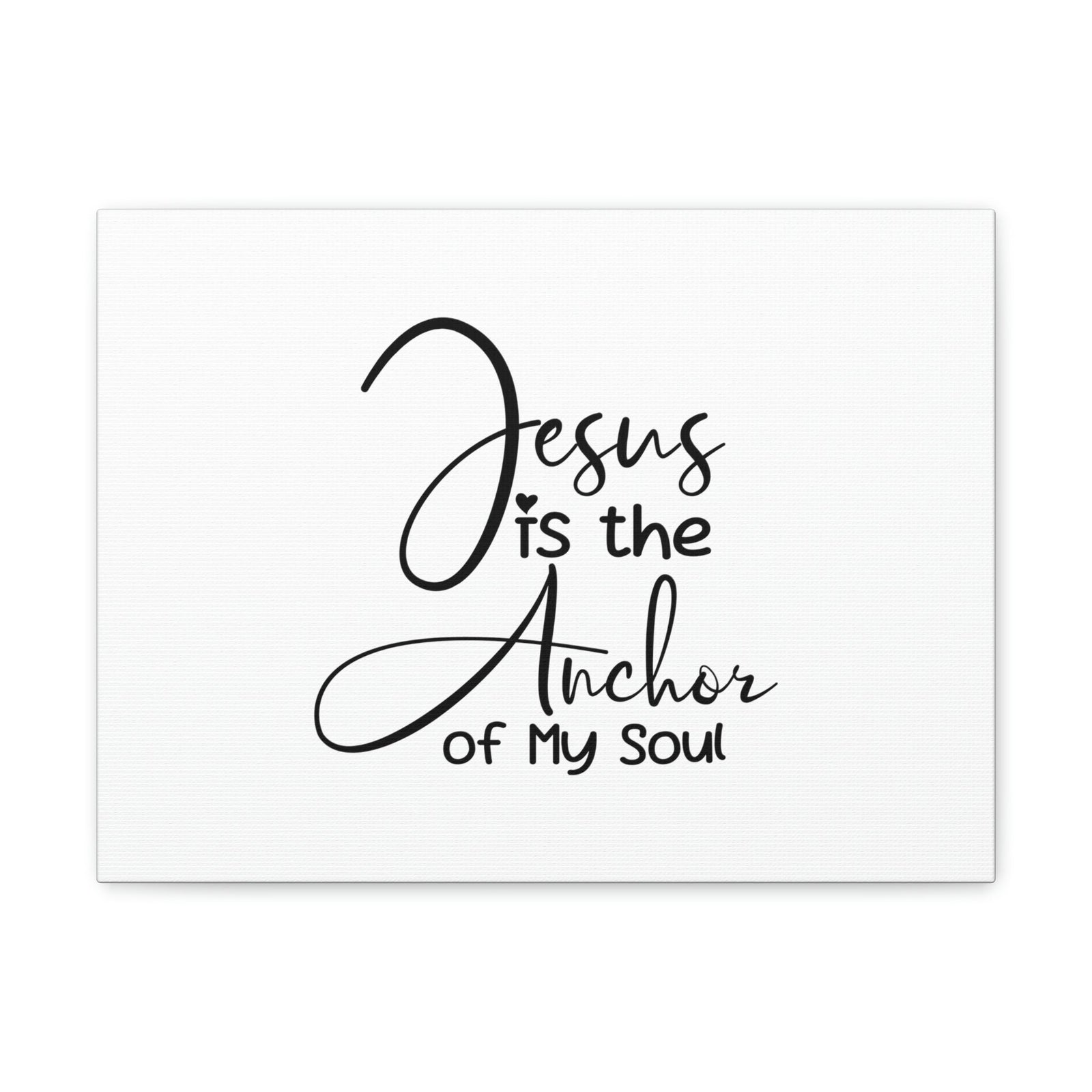 Scripture Walls Anchor Of My Soul Hebrews 6:19 White Christian Wall Art Bible Verse Print Ready to Hang Unframed-Express Your Love Gifts