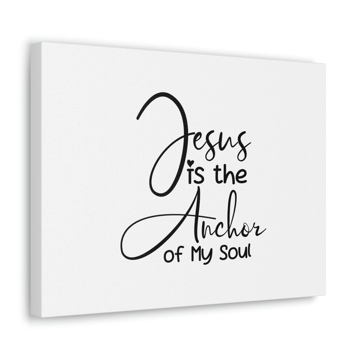 Scripture Walls Anchor Of My Soul Hebrews 6:19 White Christian Wall Art Bible Verse Print Ready to Hang Unframed-Express Your Love Gifts