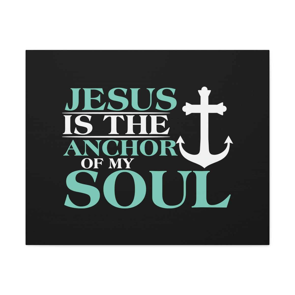 Scripture Walls Anchor Of My Soul Psalm 119:81 Light Blue Christian Wall Art Bible Verse Print Ready to Hang Unframed-Express Your Love Gifts