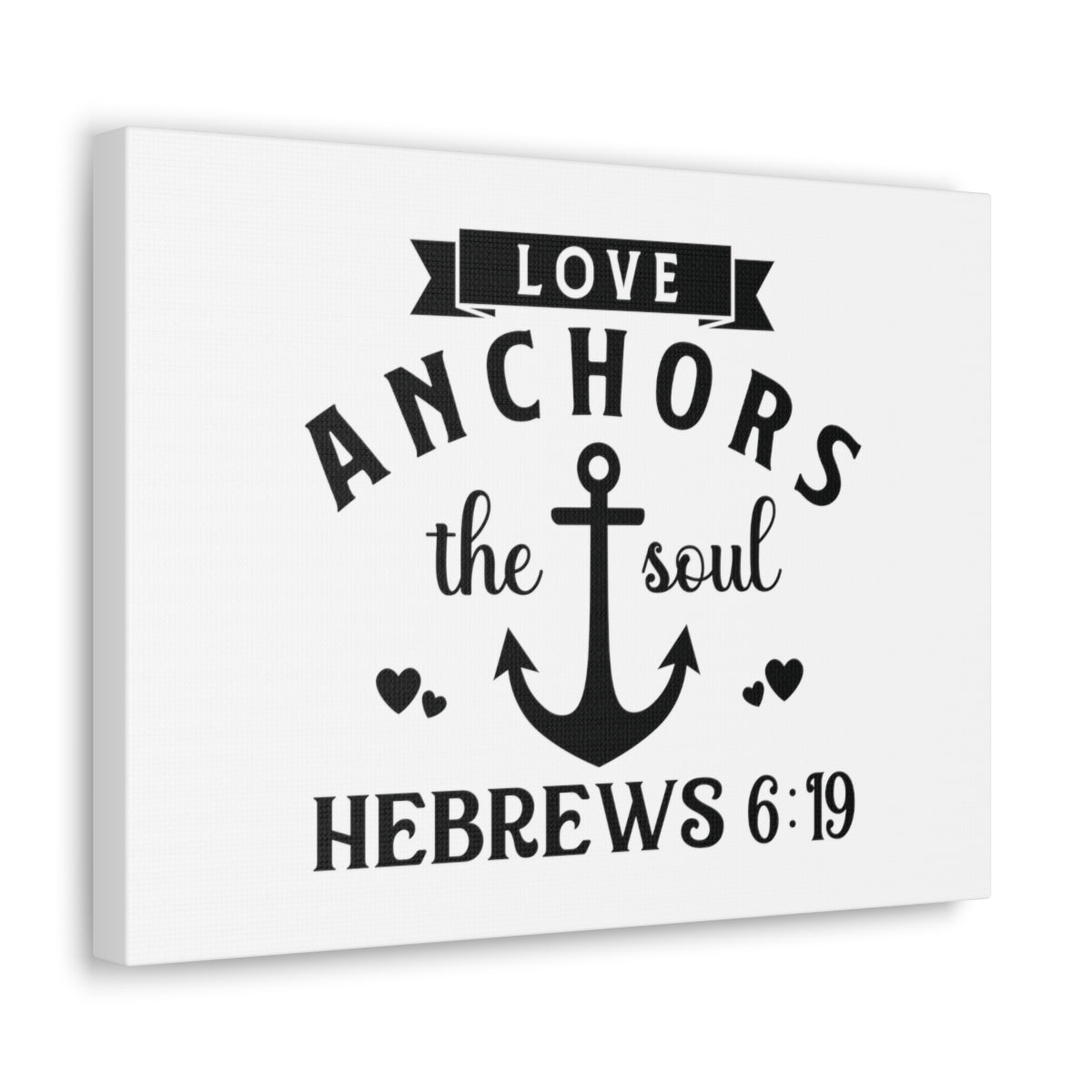 Scripture Walls Anchors The Soul Hebrews 6:19 Anchor Bible Verse Canvas Christian Wall Art Ready to Hang Unframed-Express Your Love Gifts