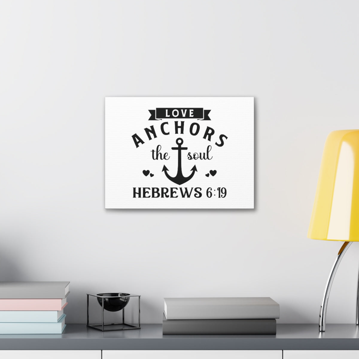 Scripture Walls Anchors The Soul Hebrews 6:19 Anchor Bible Verse Canvas Christian Wall Art Ready to Hang Unframed-Express Your Love Gifts