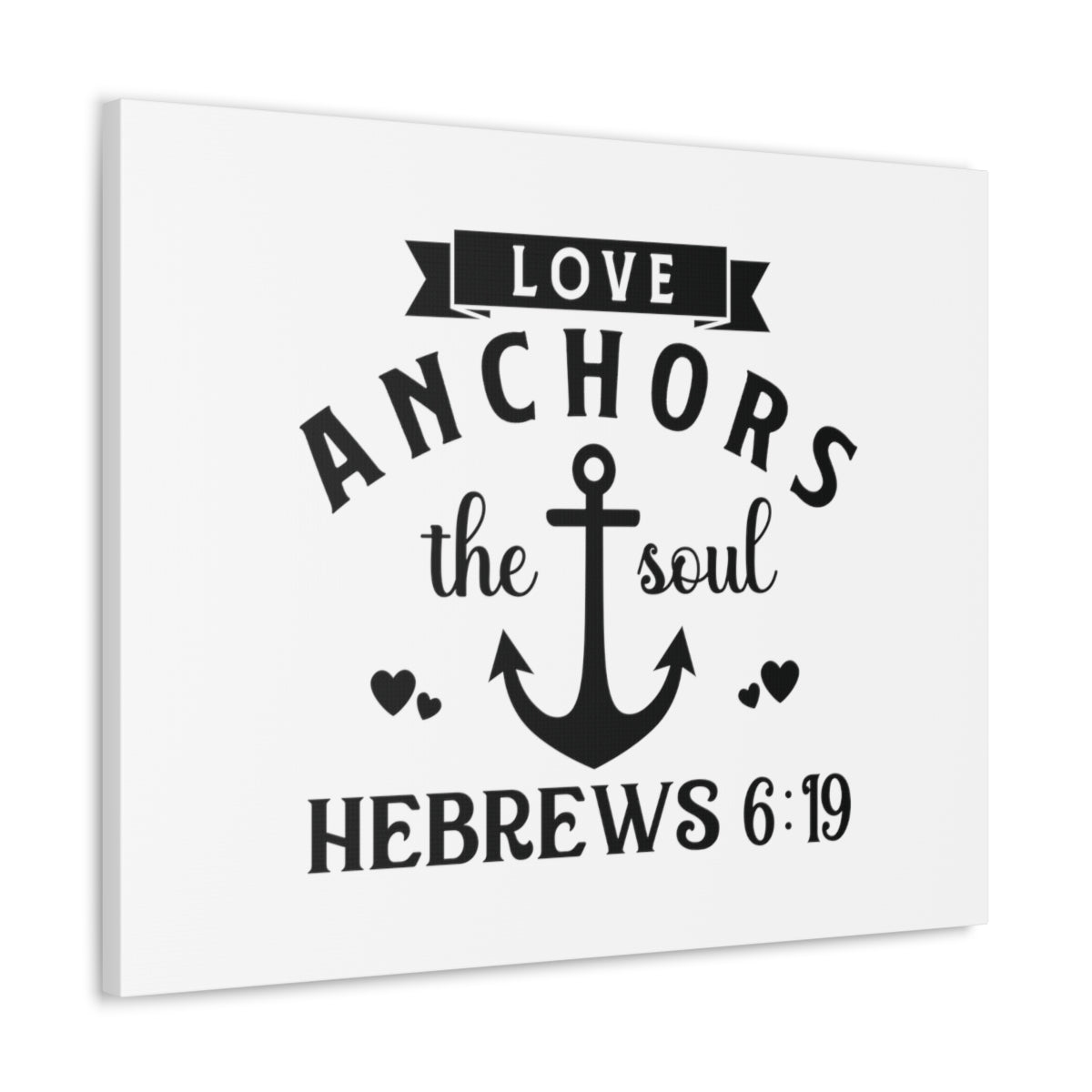 Scripture Walls Anchors The Soul Hebrews 6:19 Anchor Bible Verse Canvas Christian Wall Art Ready to Hang Unframed-Express Your Love Gifts