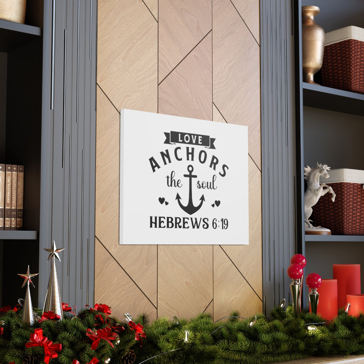 Scripture Walls Anchors The Soul Hebrews 6:19 Anchor Bible Verse Canvas Christian Wall Art Ready to Hang Unframed-Express Your Love Gifts