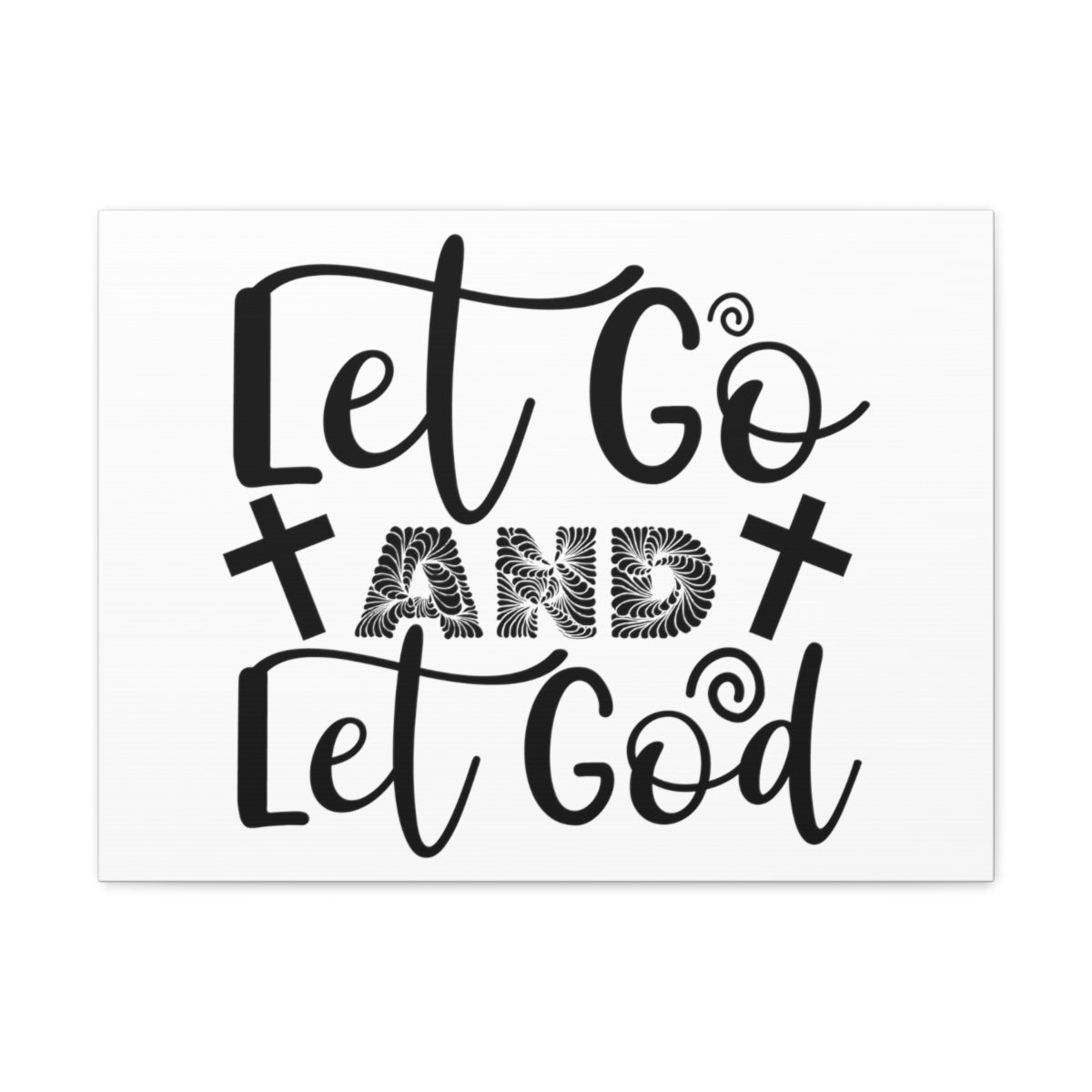 Scripture Walls And Let God Proverbs 16:9 Christian Wall Art Print Ready to Hang Unframed-Express Your Love Gifts