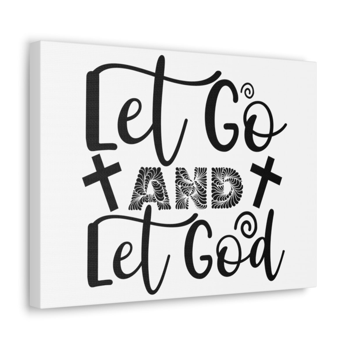 Scripture Walls And Let God Proverbs 16:9 Christian Wall Art Print Ready to Hang Unframed-Express Your Love Gifts