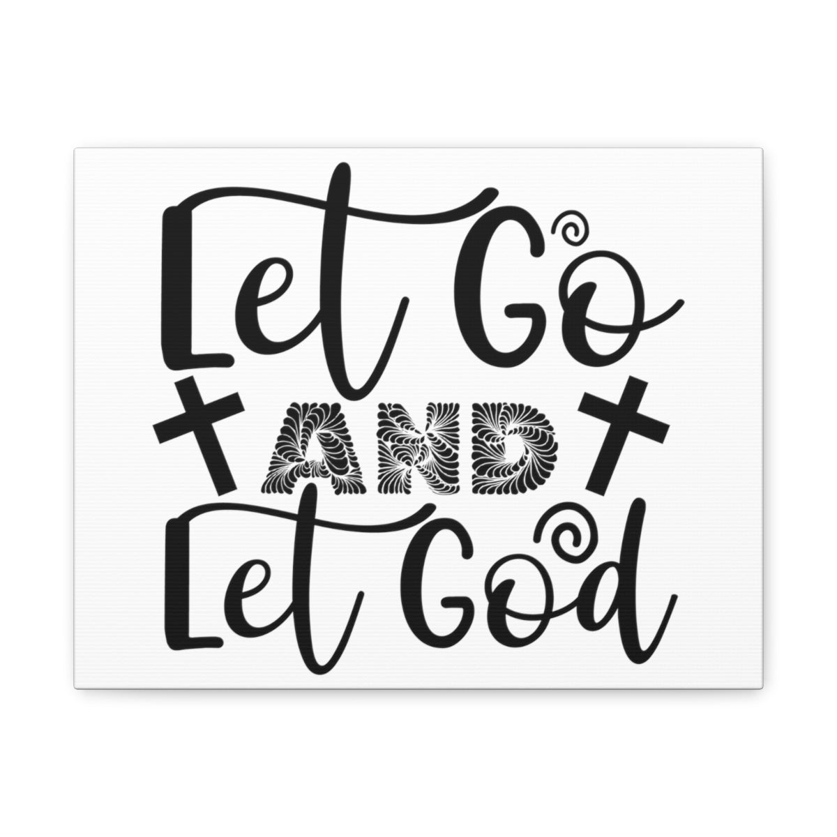 Scripture Walls And Let God Proverbs 16:9 Christian Wall Art Print Ready to Hang Unframed-Express Your Love Gifts