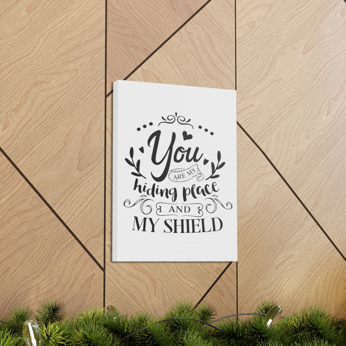 Scripture Walls And My Shield Psalms 119:114 Christian Wall Art Print Ready to Hang Unframed-Express Your Love Gifts