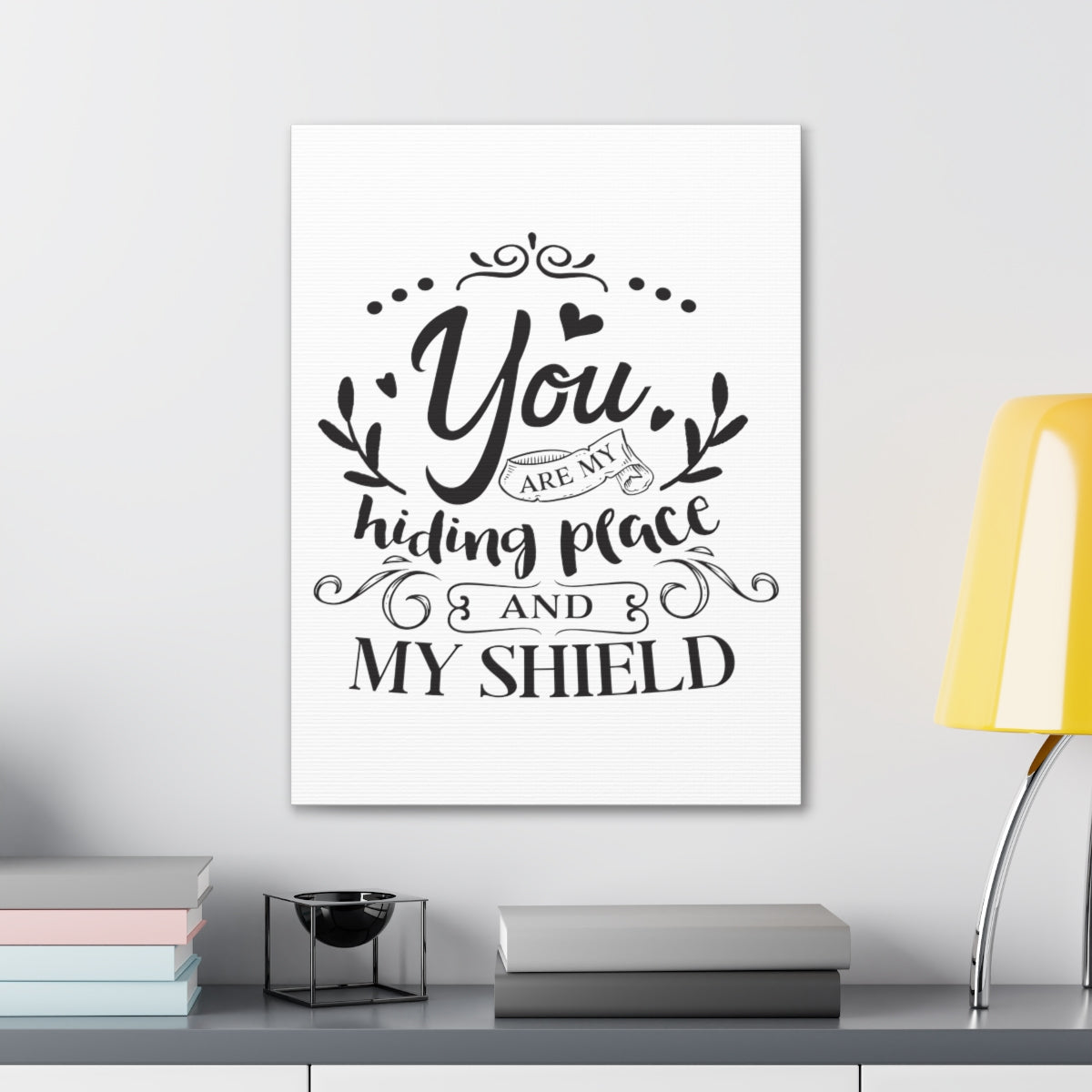 Scripture Walls And My Shield Psalms 119:114 Christian Wall Art Print Ready to Hang Unframed-Express Your Love Gifts