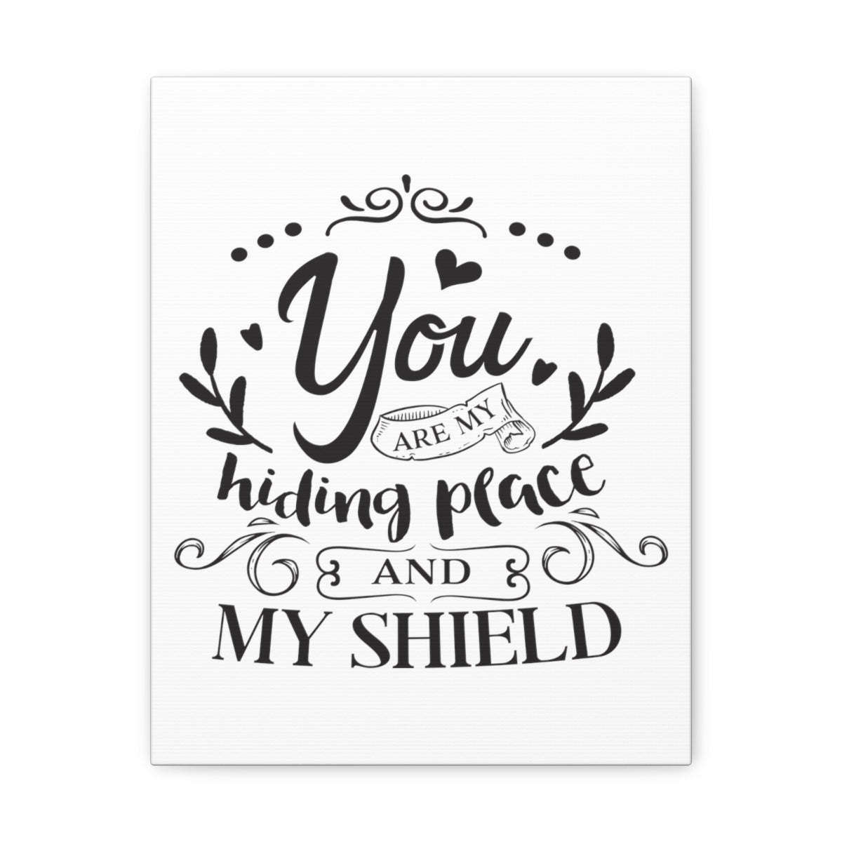 Scripture Walls And My Shield Psalms 119:114 Christian Wall Art Print Ready to Hang Unframed-Express Your Love Gifts