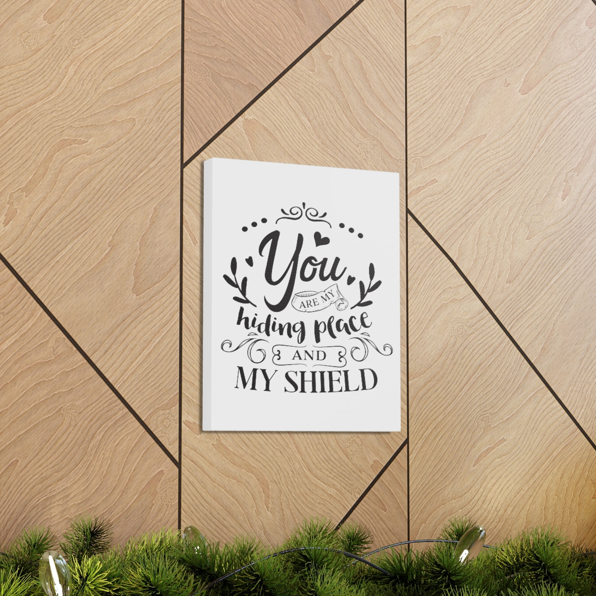 Scripture Walls And My Shield Psalms 119:114 Christian Wall Art Print Ready to Hang Unframed-Express Your Love Gifts