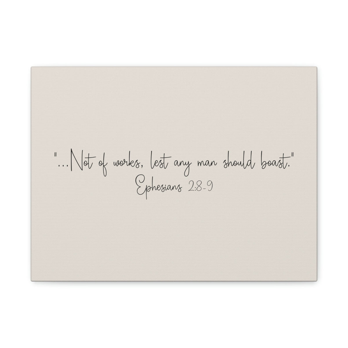Scripture Walls Any Man Ephesians 2:8 Pastel Brown Bible Verse Canvas Christian Wall Art Ready to Hang Unframed-Express Your Love Gifts