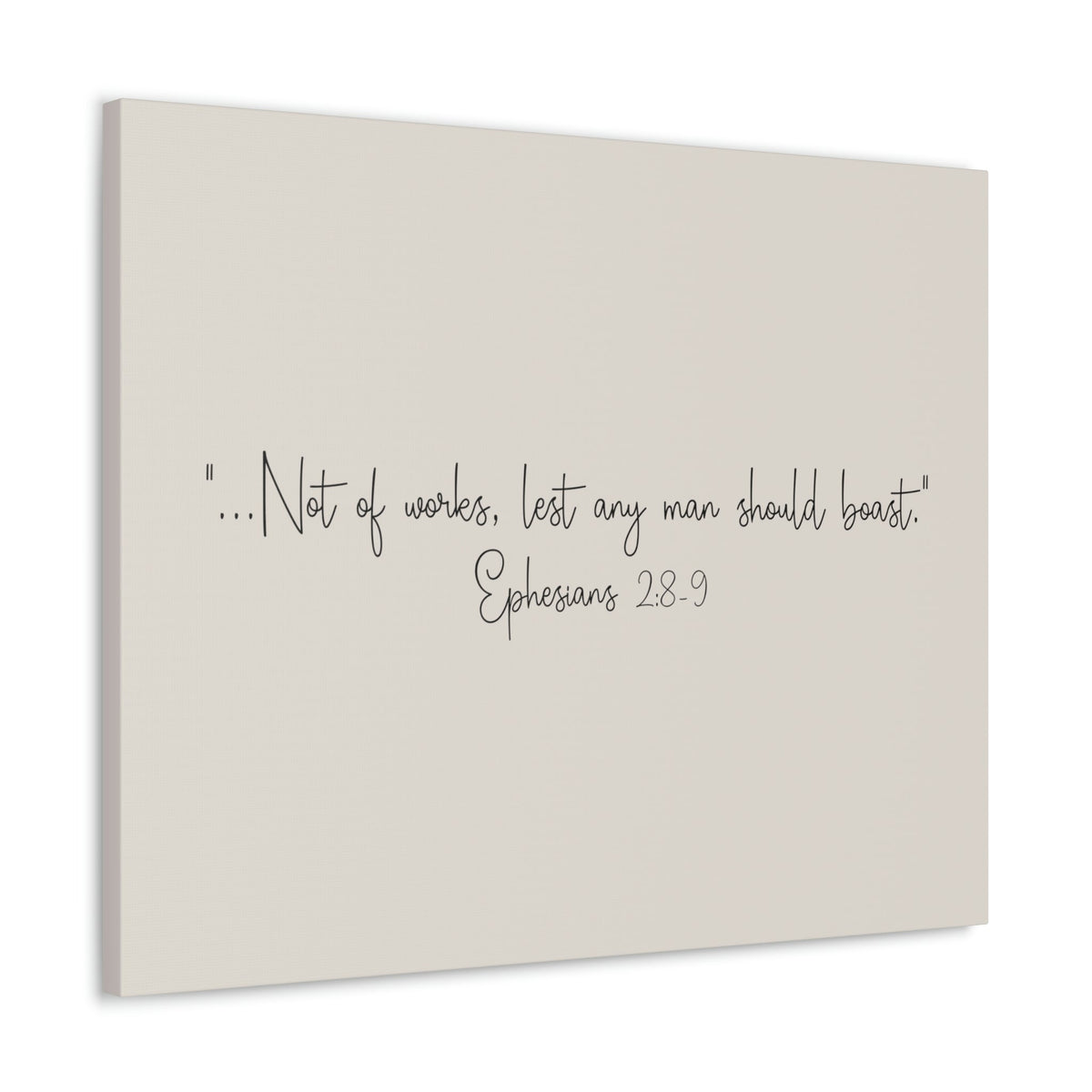 Scripture Walls Any Man Ephesians 2:8 Pastel Brown Bible Verse Canvas Christian Wall Art Ready to Hang Unframed-Express Your Love Gifts