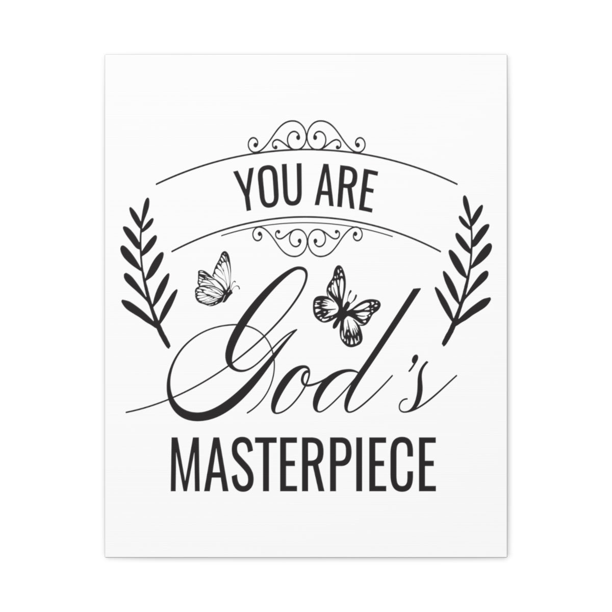 Scripture Walls Are God's Masterpiece Ephesians 2:10 Christian Wall Art Print Ready to Hang Unframed-Express Your Love Gifts