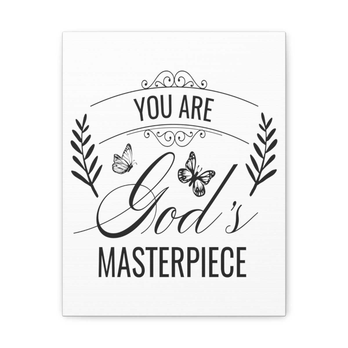 Scripture Walls Are God's Masterpiece Ephesians 2:10 Christian Wall Art Print Ready to Hang Unframed-Express Your Love Gifts