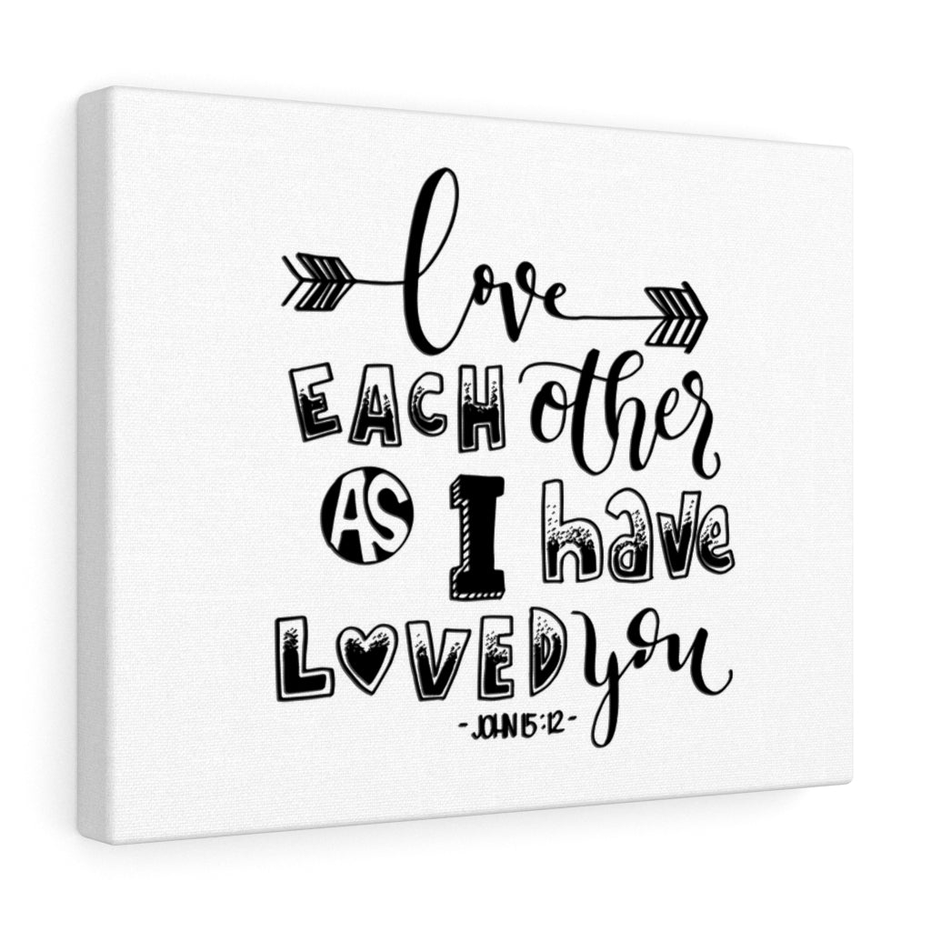 Scripture Walls As I Have John 15:12 Bible Verse Canvas Christian Wall Art Ready to Hang Unframed-Express Your Love Gifts
