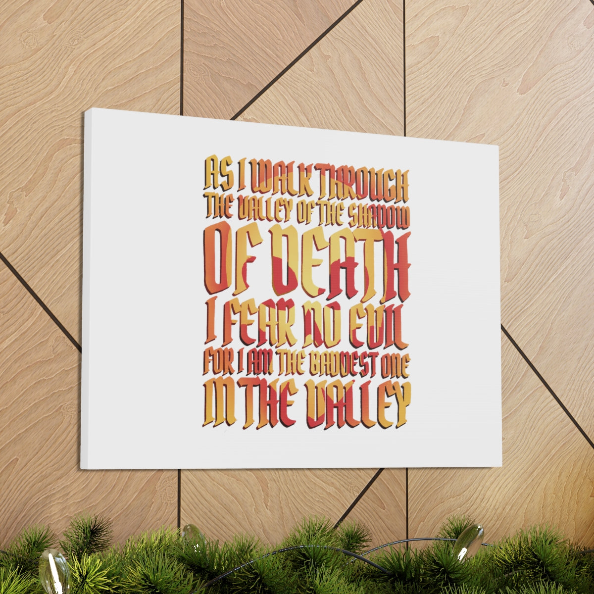Scripture Walls As I Walk Through Isaiah 41:13 Christian Wall Art Bible Verse Print Ready to Hang Unframed-Express Your Love Gifts