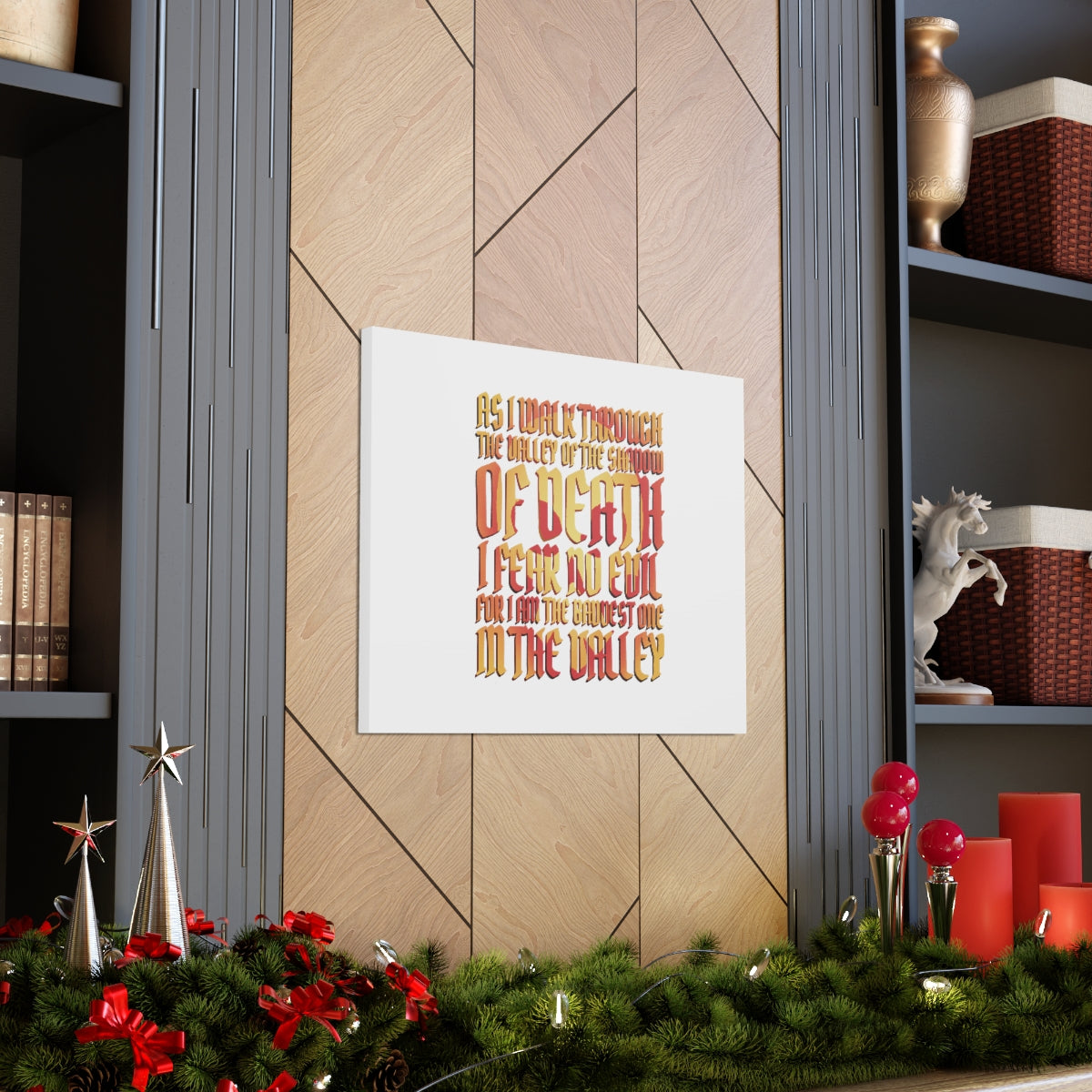 Scripture Walls As I Walk Through Isaiah 41:13 Christian Wall Art Bible Verse Print Ready to Hang Unframed-Express Your Love Gifts