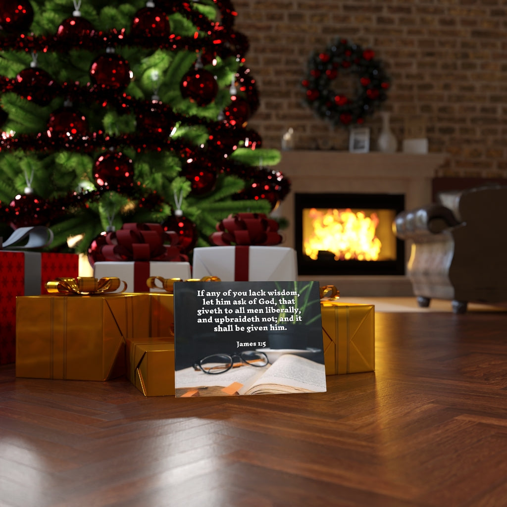 Scripture Walls Ask God James 1:5 Bible Verse Canvas Christian Wall Art Ready to Hang Unframed-Express Your Love Gifts