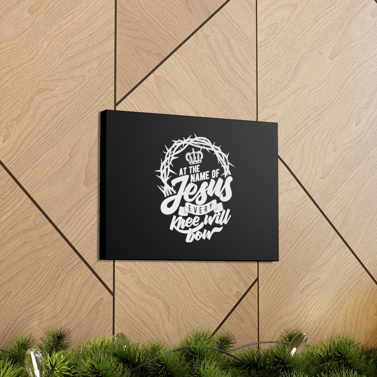 Scripture Walls At The Name Of Jesus John 14:6 Christian Wall Art Bible Verse Print Ready to Hang Unframed-Express Your Love Gifts