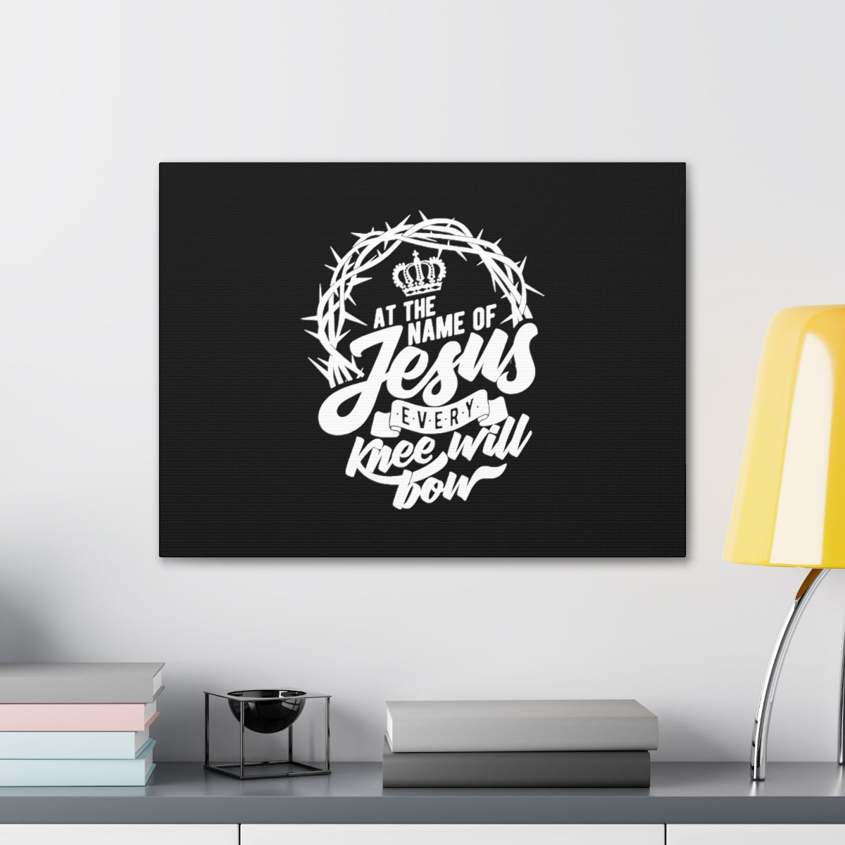 Scripture Walls At The Name Of Jesus John 14:6 Christian Wall Art Bible Verse Print Ready to Hang Unframed-Express Your Love Gifts