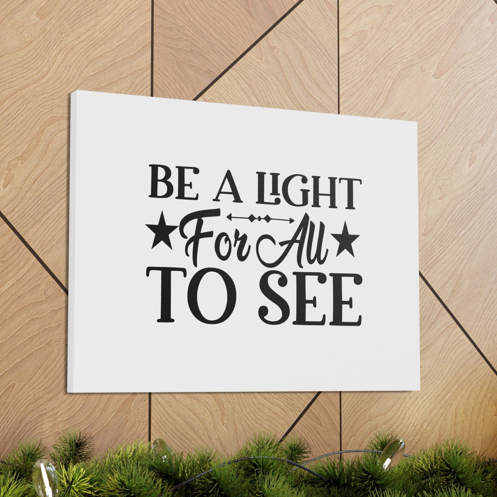 Scripture Walls Be A Light For All To See John 1:5 Christian Wall Art Bible Verse Print Ready to Hang Unframed-Express Your Love Gifts