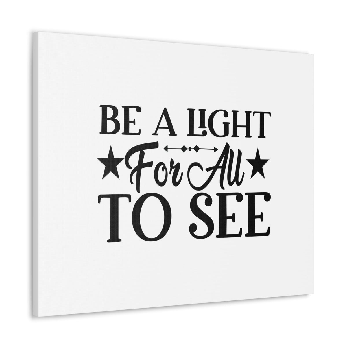 Scripture Walls Be A Light For All To See John 1:5 Christian Wall Art Bible Verse Print Ready to Hang Unframed-Express Your Love Gifts