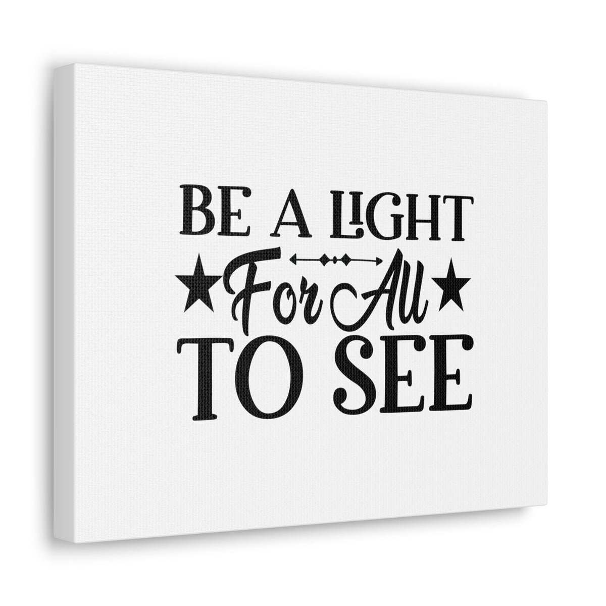 Scripture Walls Be A Light For All To See John 1:5 Christian Wall Art Bible Verse Print Ready to Hang Unframed-Express Your Love Gifts