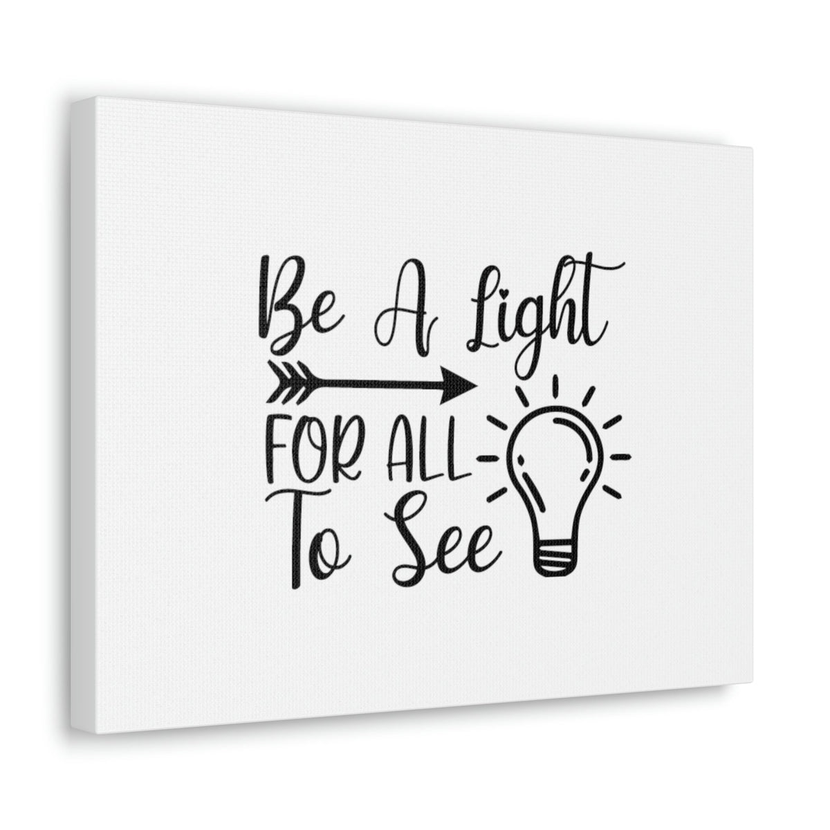 Scripture Walls Be A Light For All To See John 8:12 Arrow Christian Wall Art Bible Verse Print Ready to Hang Unframed-Express Your Love Gifts