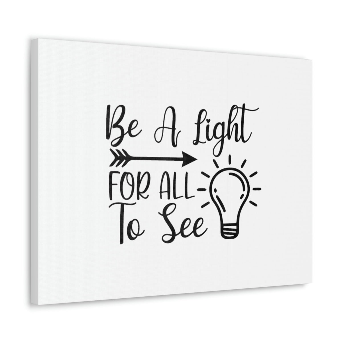 Scripture Walls Be A Light For All To See John 8:12 Arrow Christian Wall Art Bible Verse Print Ready to Hang Unframed-Express Your Love Gifts