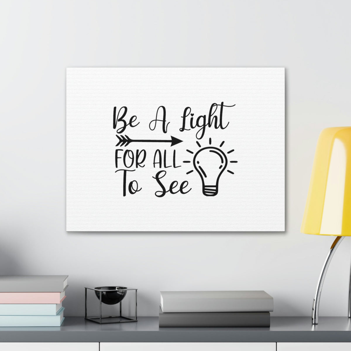 Scripture Walls Be A Light For All To See John 8:12 Arrow Christian Wall Art Bible Verse Print Ready to Hang Unframed-Express Your Love Gifts