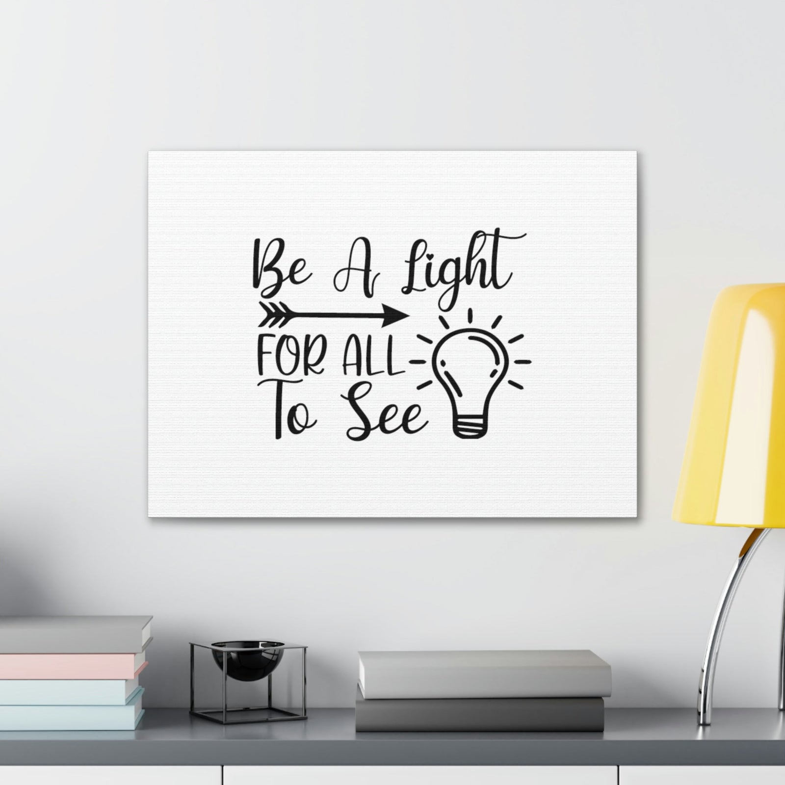 Scripture Walls Be A Light For All To See John 8:12 Arrow Christian Wall Art Bible Verse Print Ready to Hang Unframed-Express Your Love Gifts