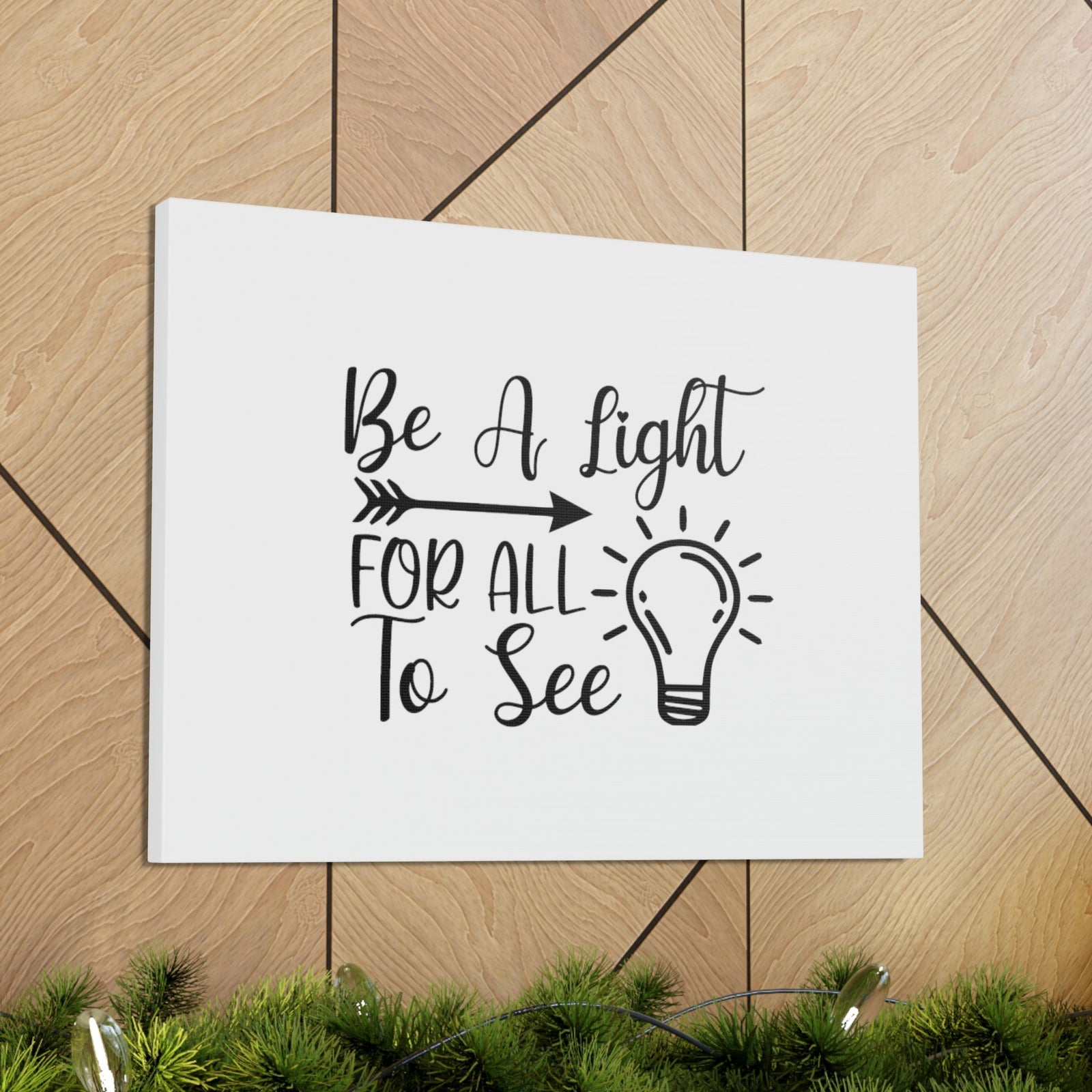 Scripture Walls Be A Light For All To See John 8:12 Arrow Christian Wall Art Bible Verse Print Ready to Hang Unframed-Express Your Love Gifts