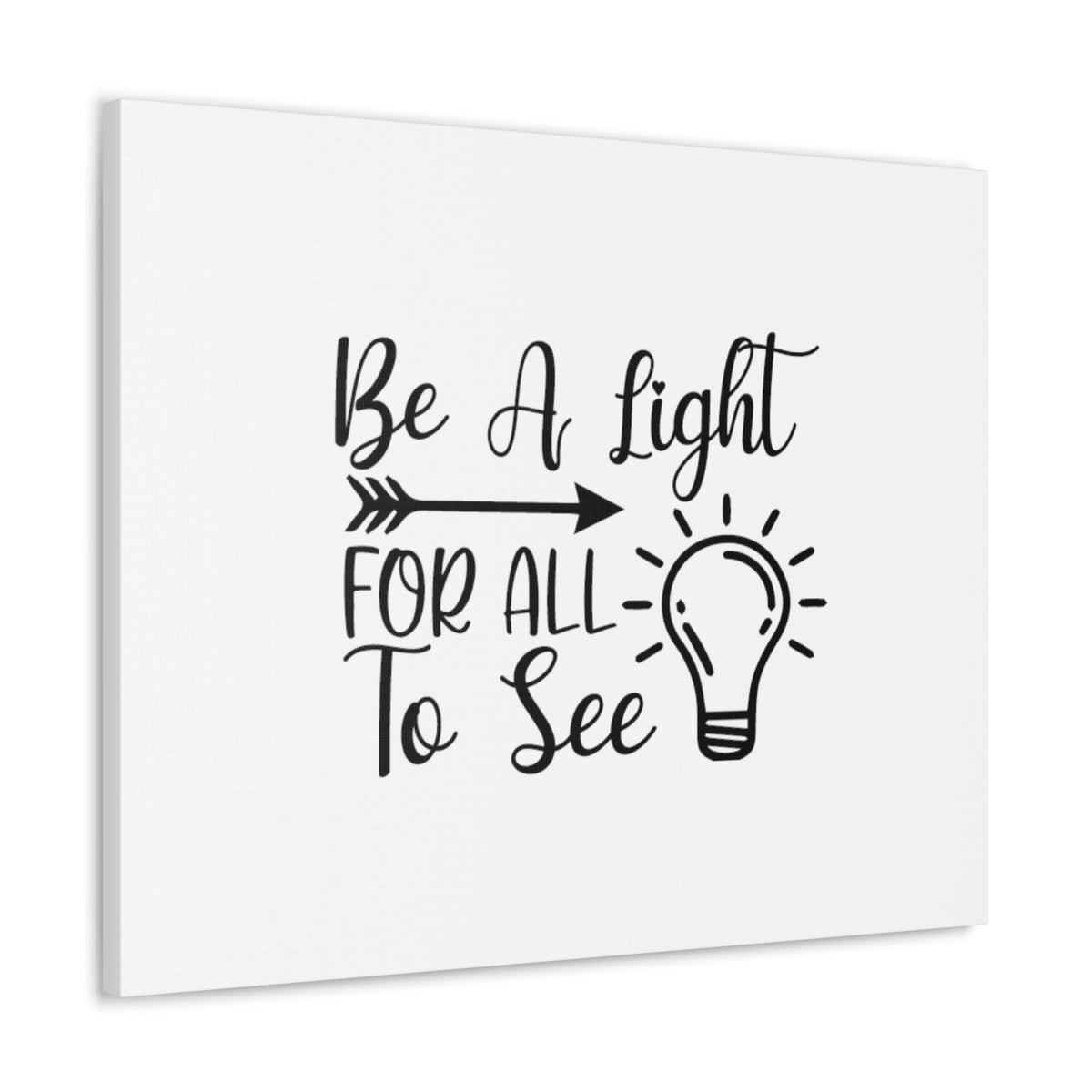 Scripture Walls Be A Light For All To See John 8:12 Arrow Christian Wall Art Bible Verse Print Ready to Hang Unframed-Express Your Love Gifts