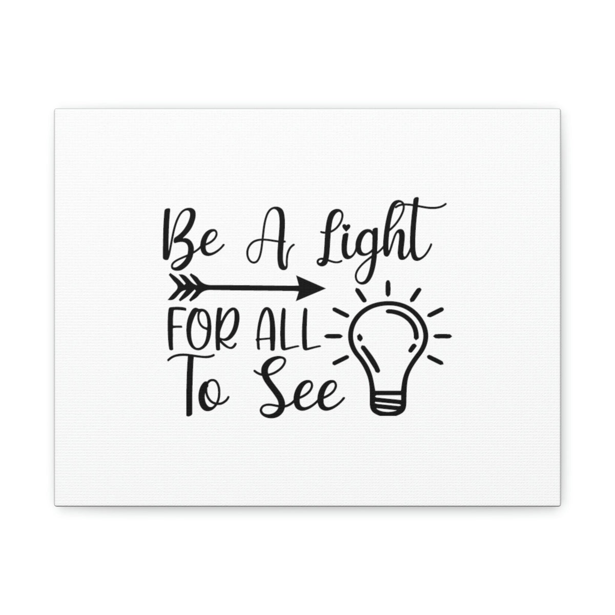 Scripture Walls Be A Light For All To See John 8:12 Arrow Christian Wall Art Bible Verse Print Ready to Hang Unframed-Express Your Love Gifts