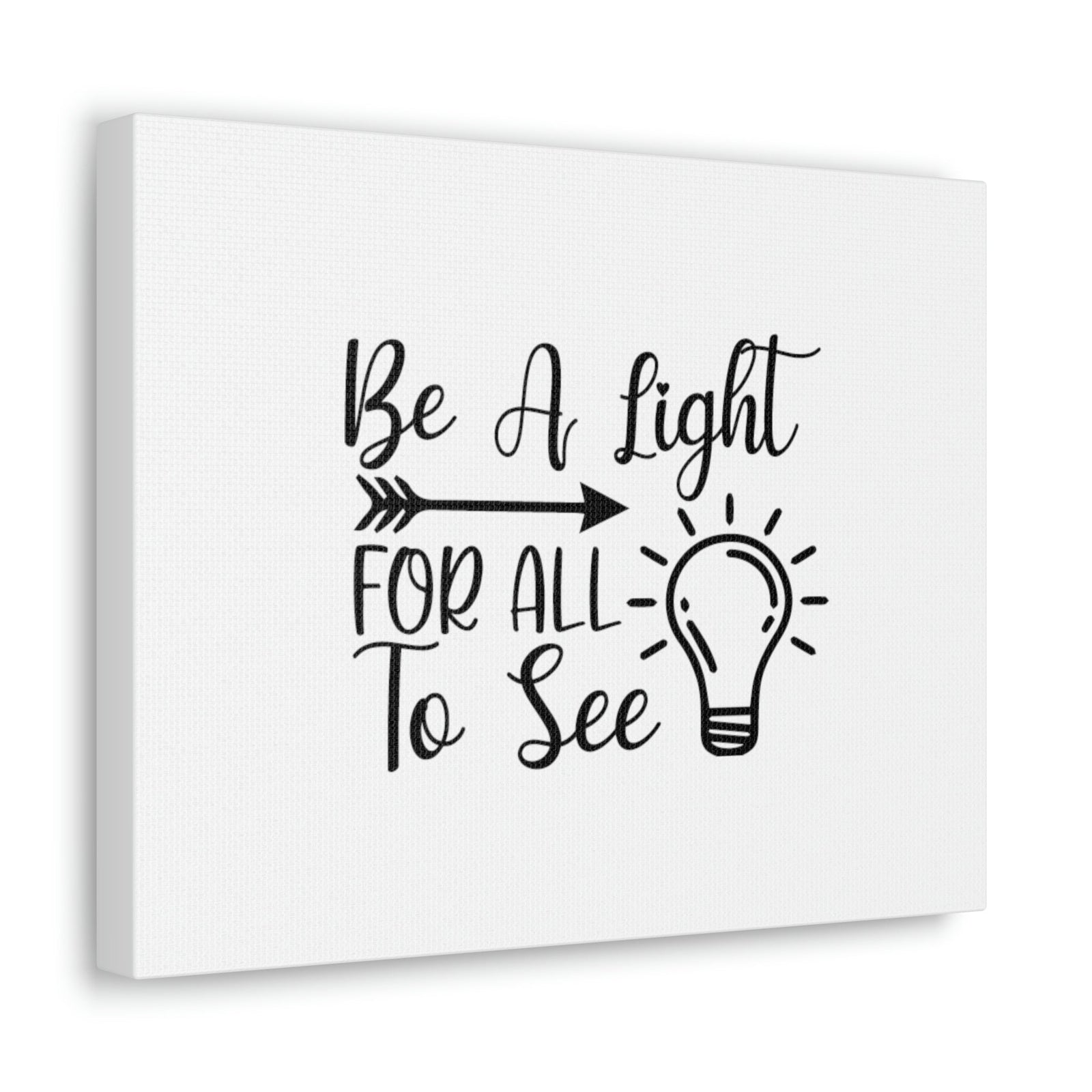 Scripture Walls Be A Light For All To See John 8:12 Arrow Christian Wall Art Bible Verse Print Ready to Hang Unframed-Express Your Love Gifts