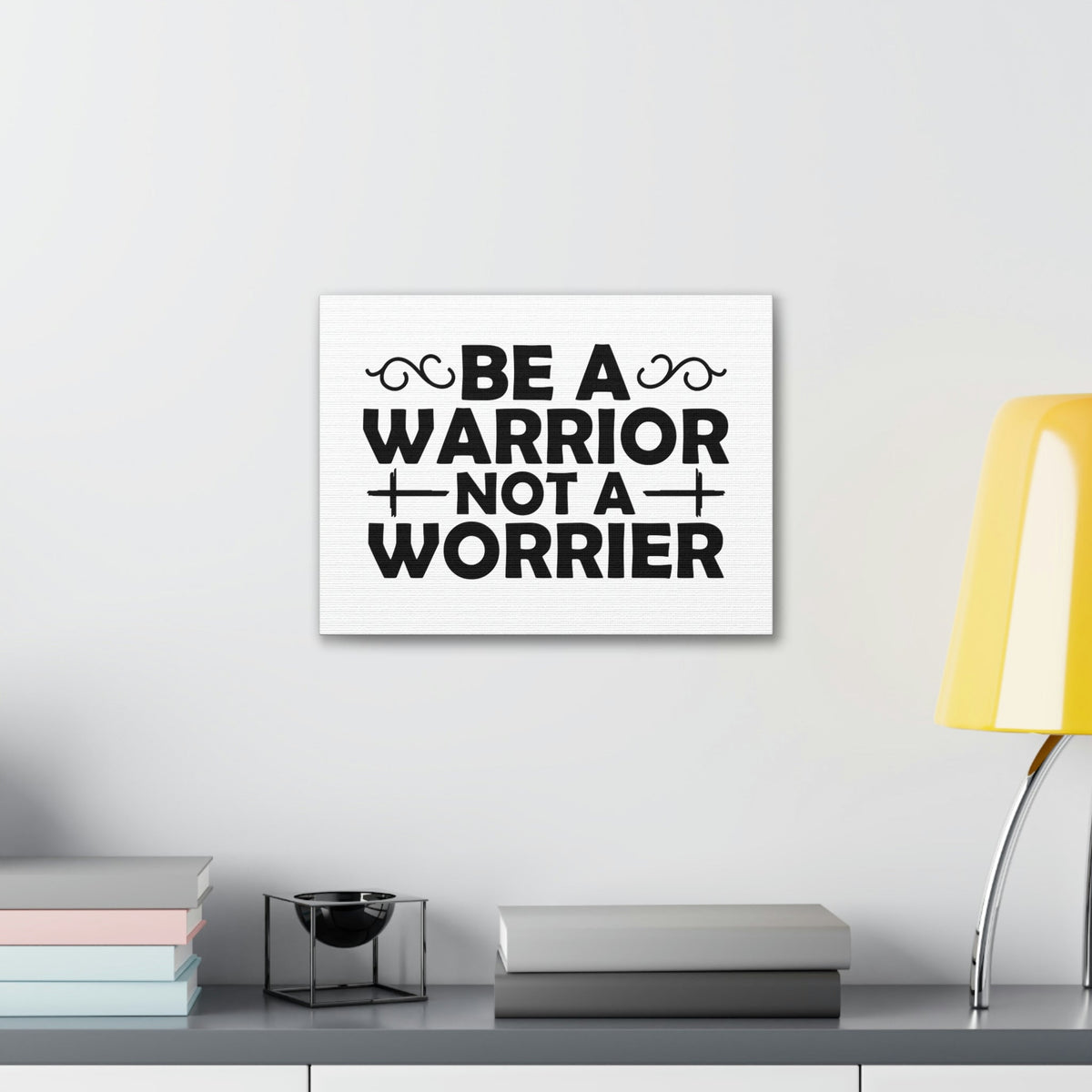 Scripture Walls Be A Warrior Deuteronomy 20:1 Double Cross Christian Wall Art Bible Verse Print Ready to Hang Unframed-Express Your Love Gifts