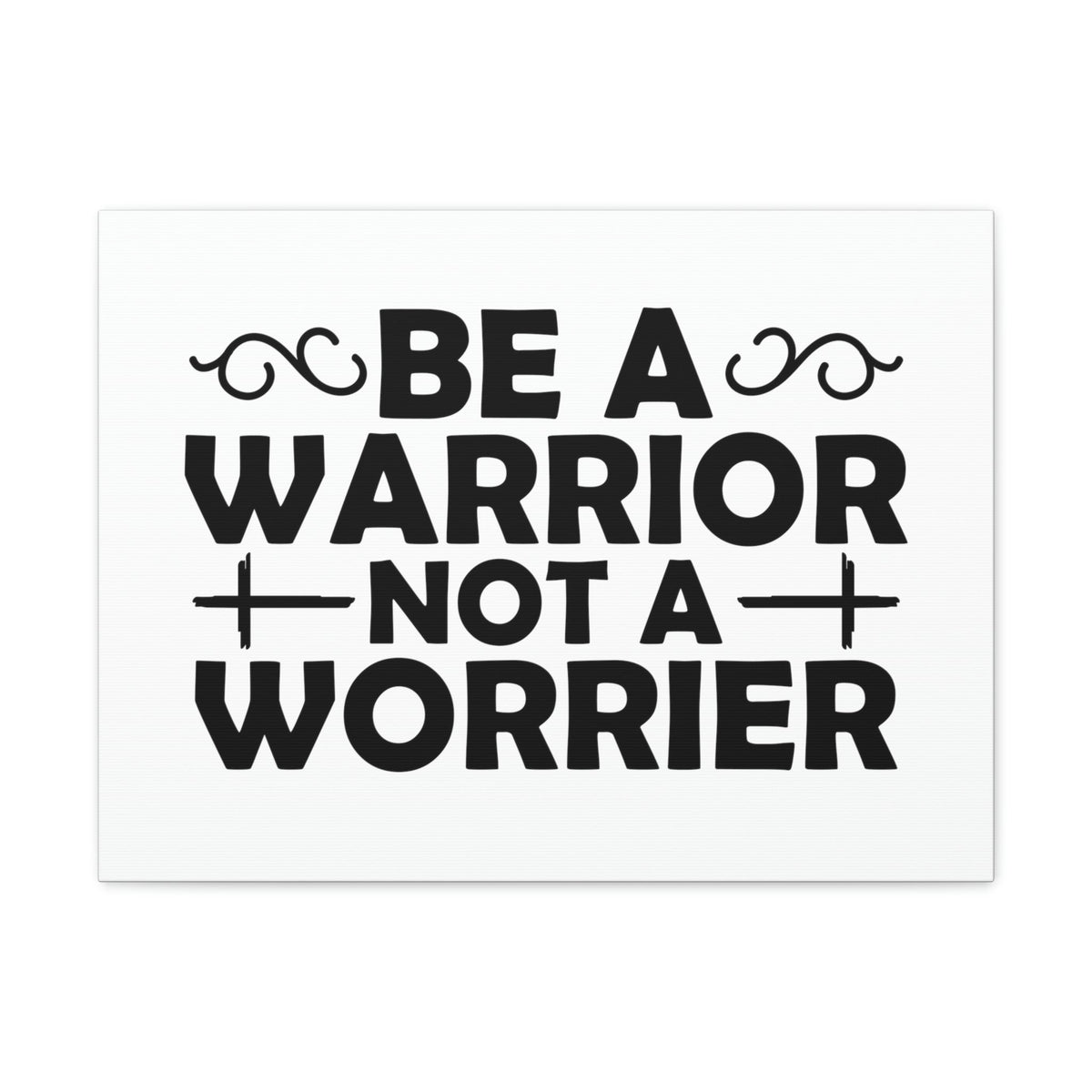 Scripture Walls Be A Warrior Deuteronomy 20:1 Double Cross Christian Wall Art Bible Verse Print Ready to Hang Unframed-Express Your Love Gifts