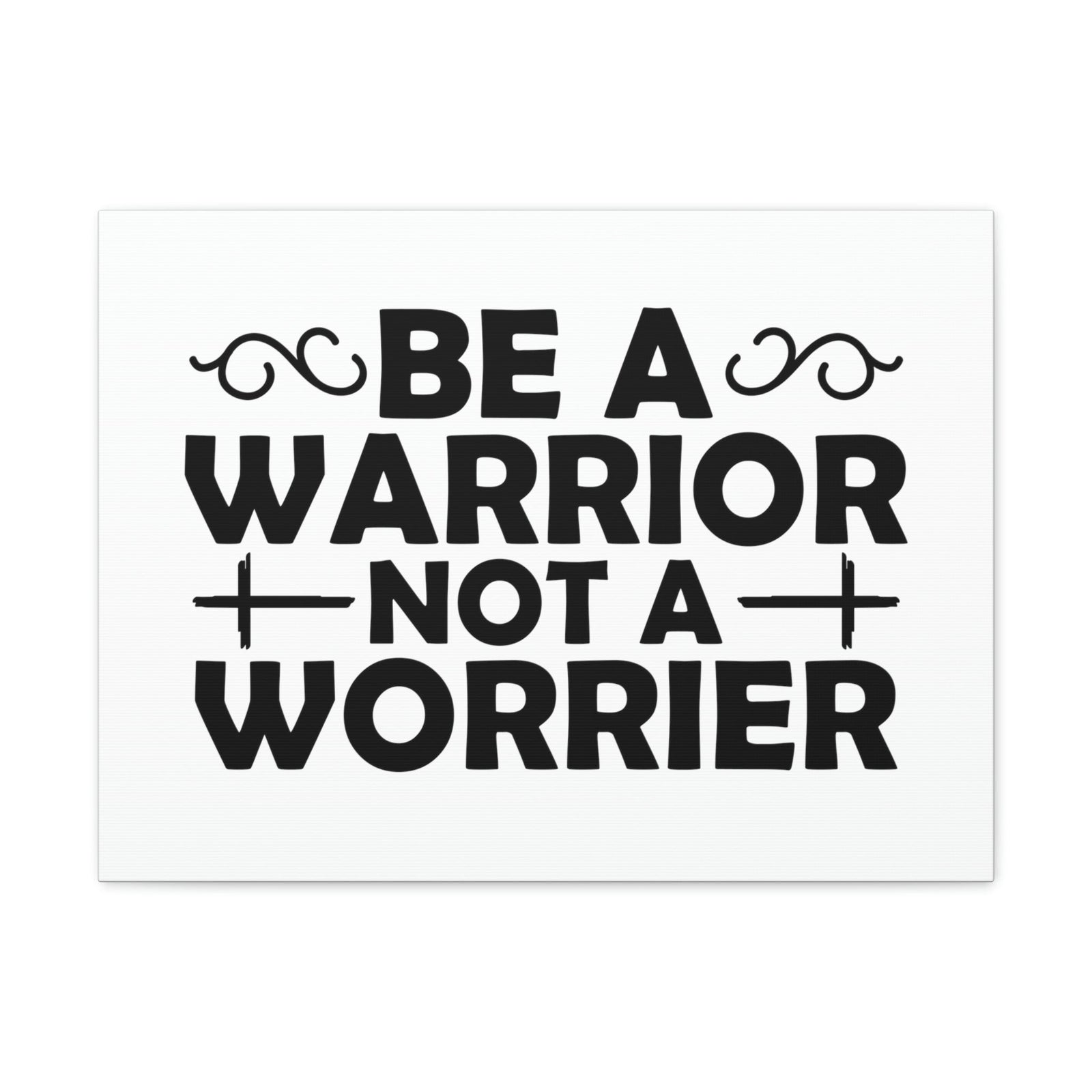 Scripture Walls Be A Warrior Deuteronomy 20:1 Double Cross Christian Wall Art Bible Verse Print Ready to Hang Unframed-Express Your Love Gifts