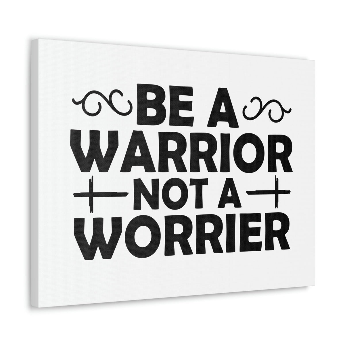 Scripture Walls Be A Warrior Deuteronomy 20:1 Double Cross Christian Wall Art Bible Verse Print Ready to Hang Unframed-Express Your Love Gifts