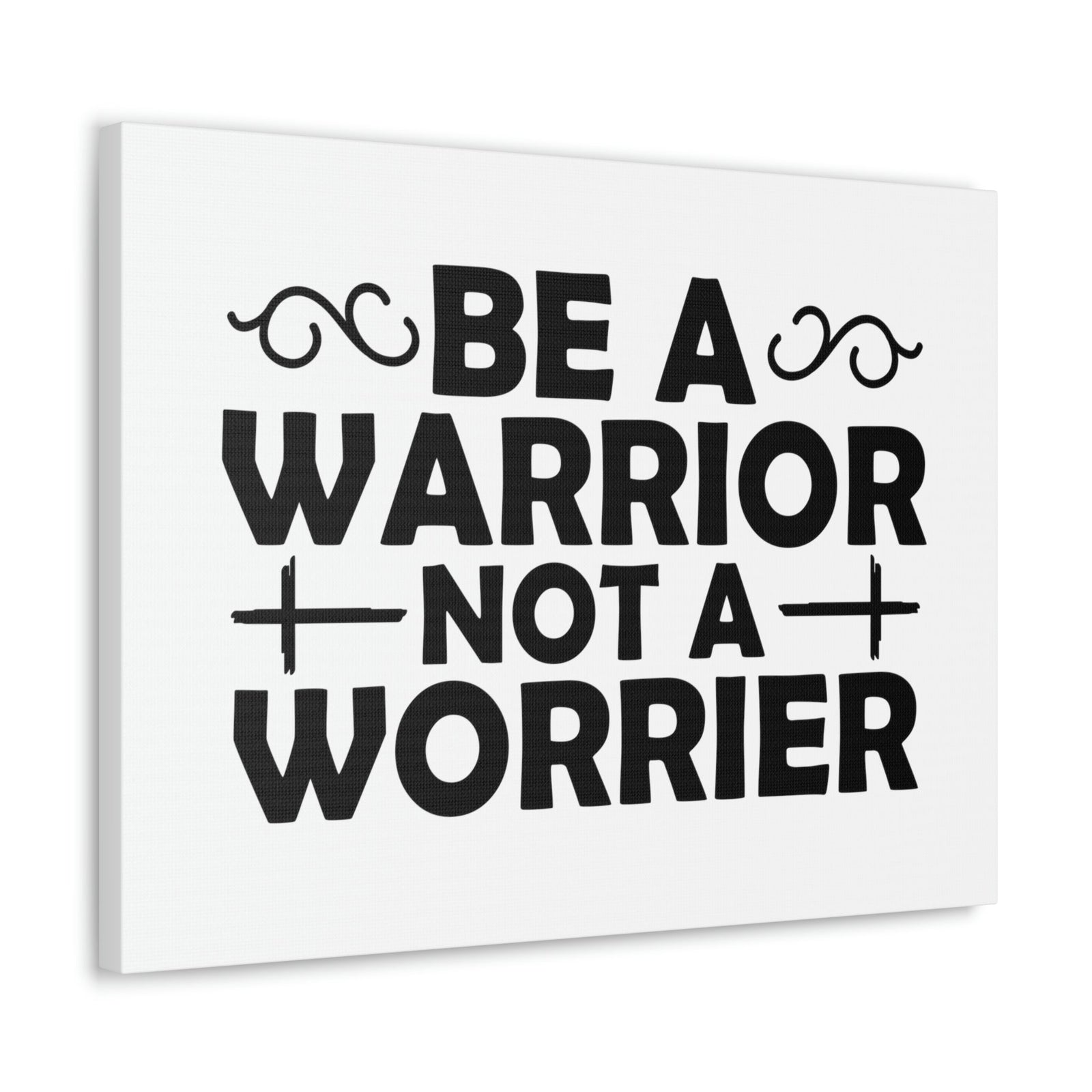 Scripture Walls Be A Warrior Deuteronomy 20:1 Double Cross Christian Wall Art Bible Verse Print Ready to Hang Unframed-Express Your Love Gifts