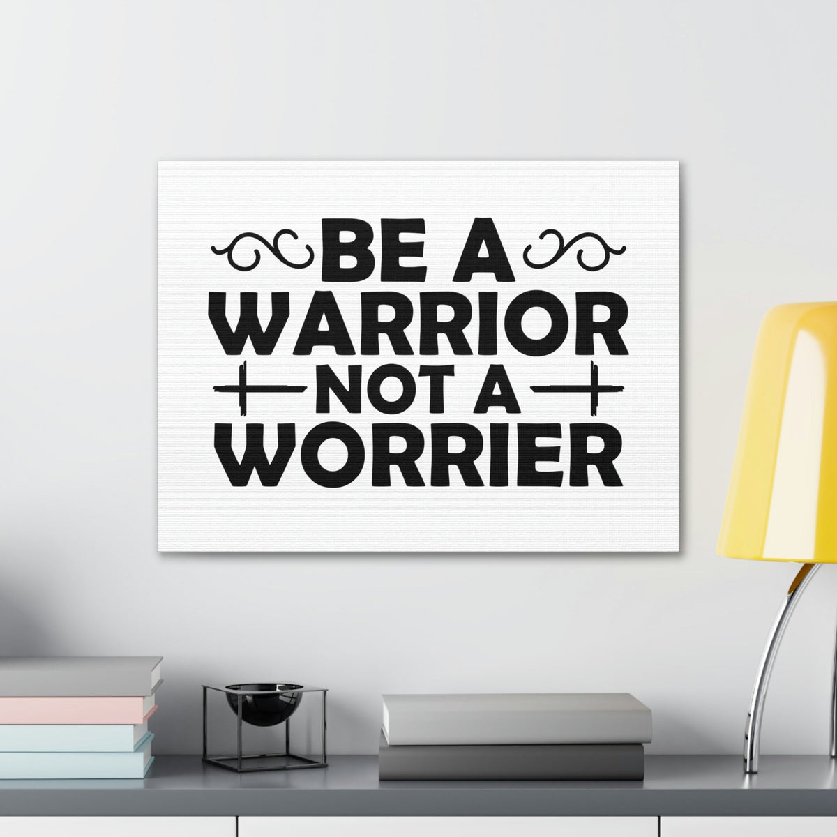 Scripture Walls Be A Warrior Deuteronomy 20:1 Double Cross Christian Wall Art Bible Verse Print Ready to Hang Unframed-Express Your Love Gifts