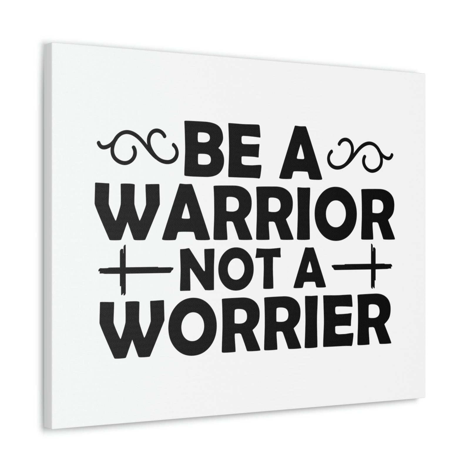 Scripture Walls Be A Warrior Deuteronomy 20:1 Double Cross Christian Wall Art Bible Verse Print Ready to Hang Unframed-Express Your Love Gifts