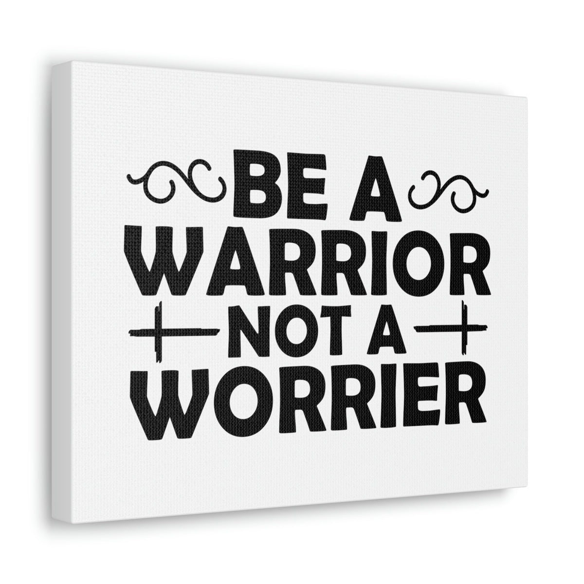 Scripture Walls Be A Warrior Deuteronomy 20:1 Double Cross Christian Wall Art Bible Verse Print Ready to Hang Unframed-Express Your Love Gifts