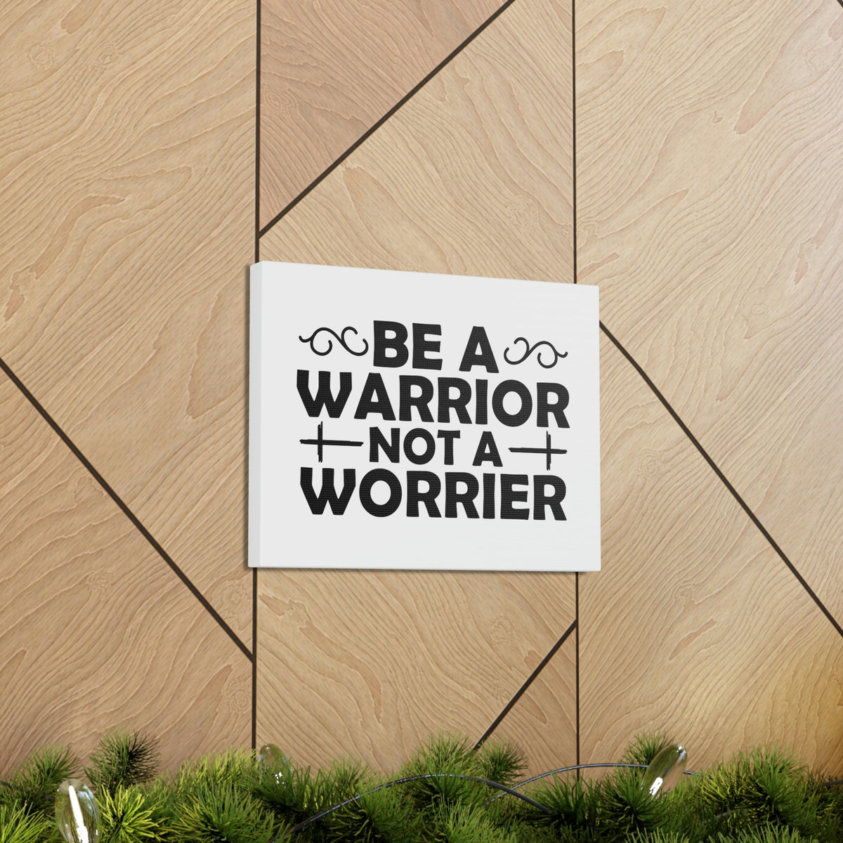 Scripture Walls Be A Warrior Deuteronomy 20:1 Double Cross Christian Wall Art Bible Verse Print Ready to Hang Unframed-Express Your Love Gifts
