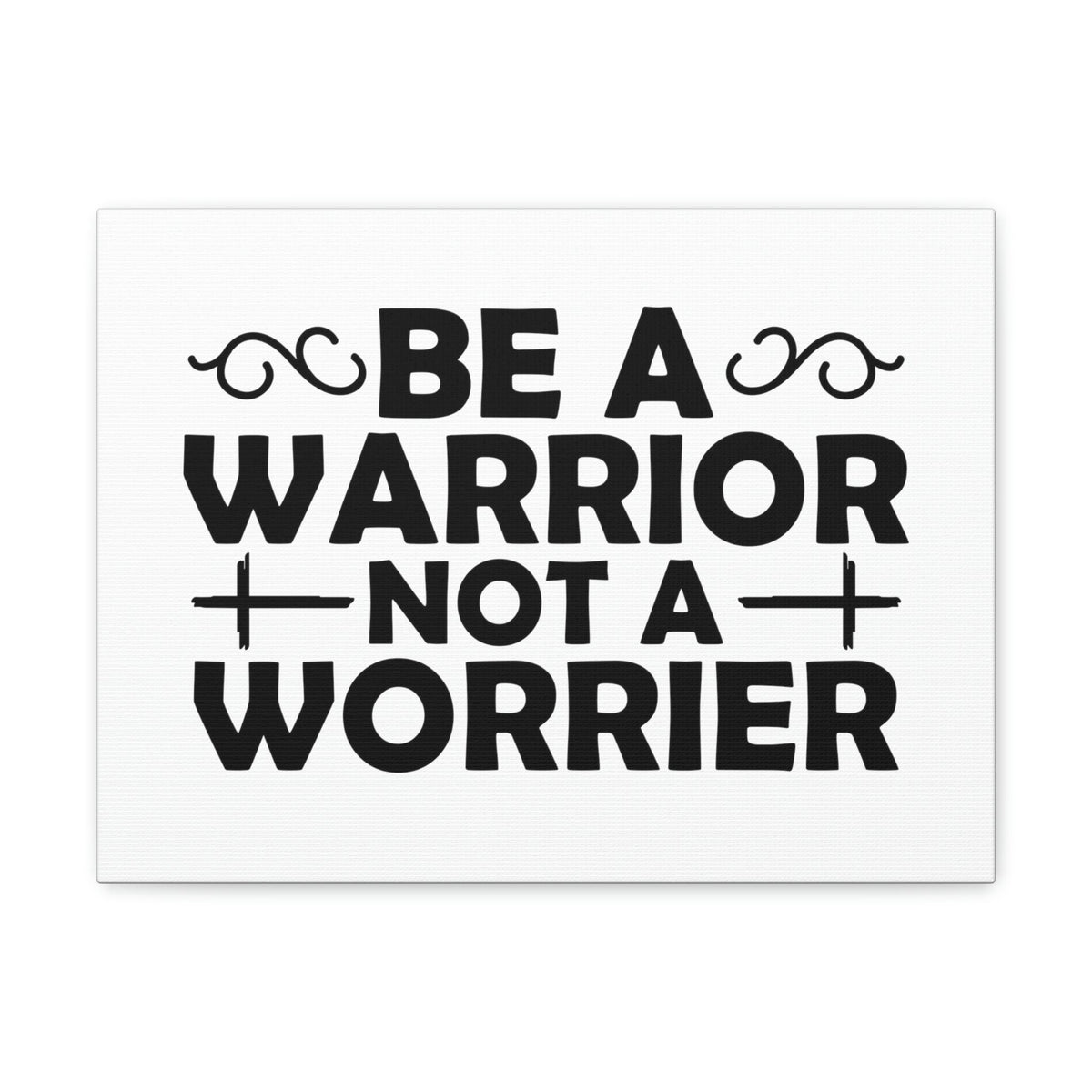 Scripture Walls Be A Warrior Deuteronomy 20:1 Double Cross Christian Wall Art Bible Verse Print Ready to Hang Unframed-Express Your Love Gifts