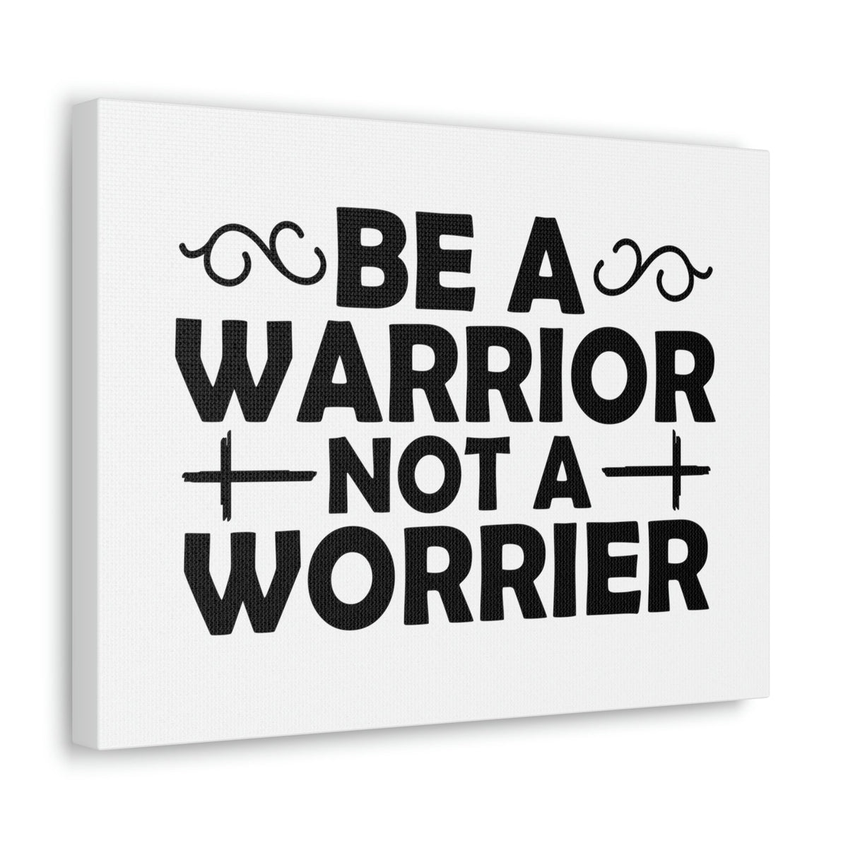 Scripture Walls Be A Warrior Deuteronomy 20:1 Double Cross Christian Wall Art Bible Verse Print Ready to Hang Unframed-Express Your Love Gifts