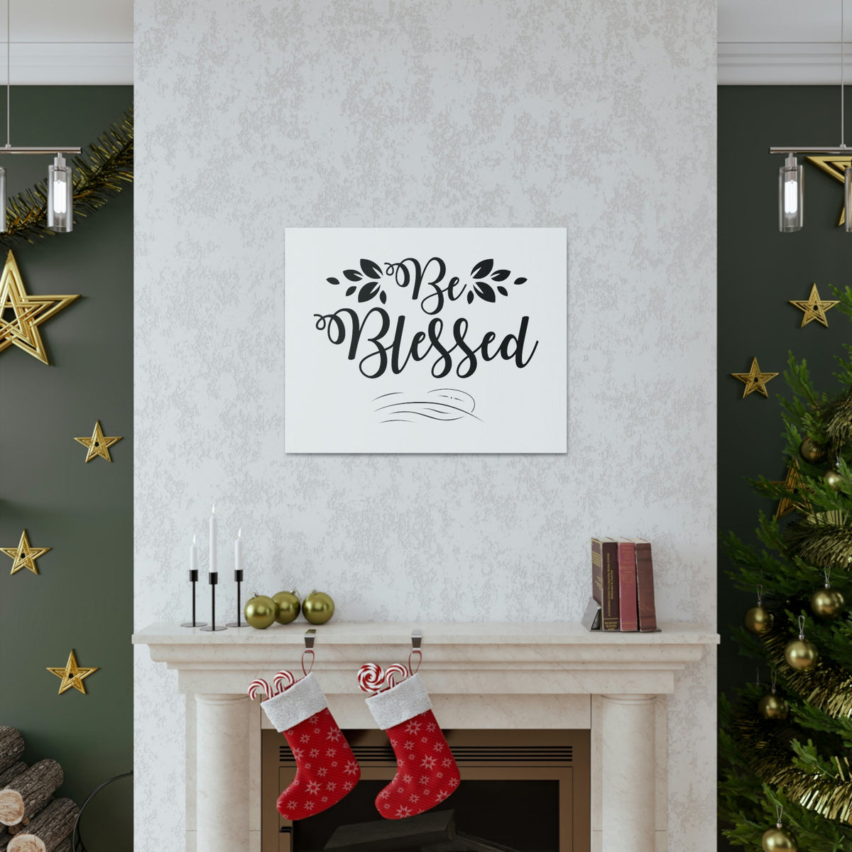 Scripture Walls Be Blessed 2 Corinthians 9:8 Christian Wall Art Print Ready to Hang Unframed-Express Your Love Gifts